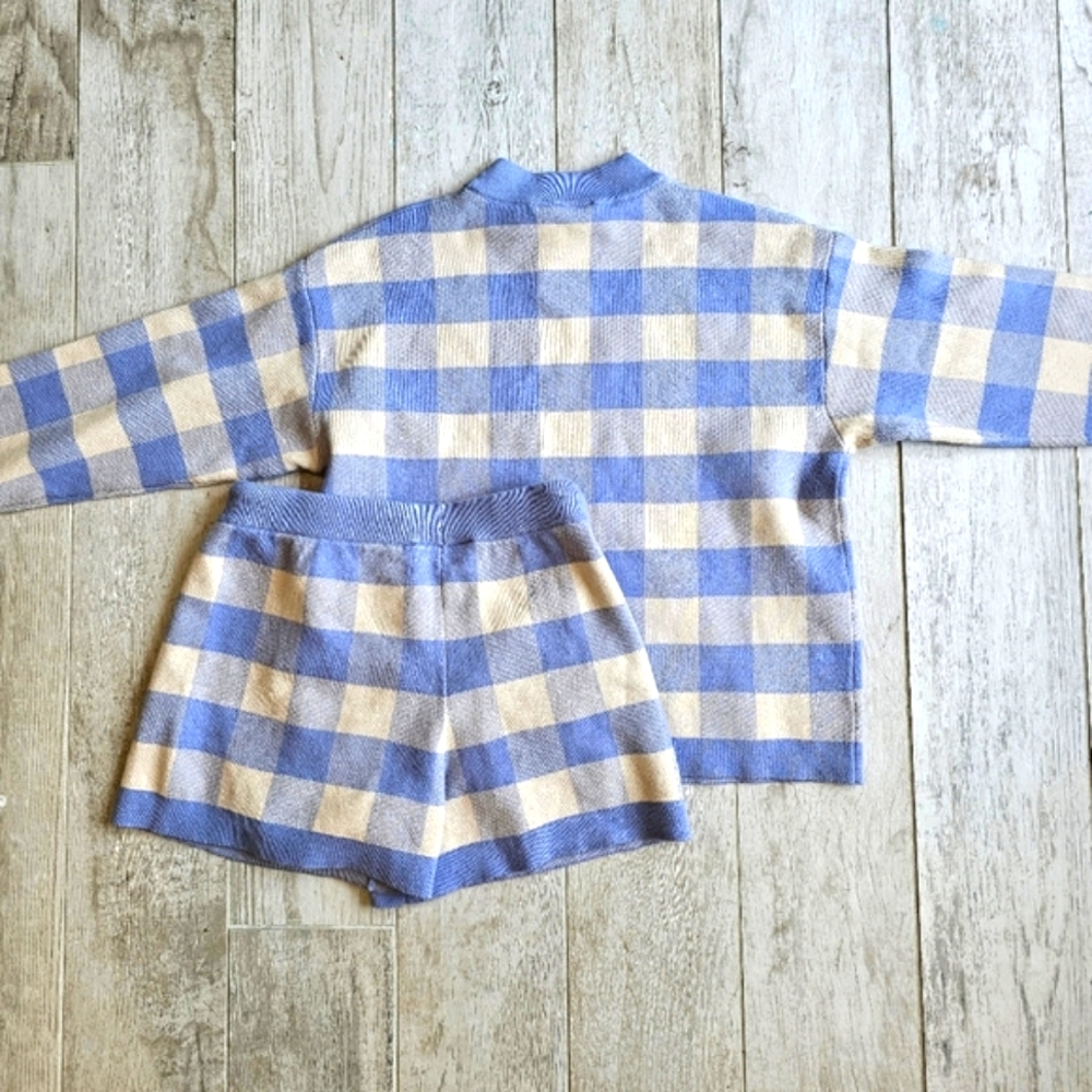 NWT Anthropologie | Two Piece Plaid Lounge Wear Set - Picture 2 of 8
